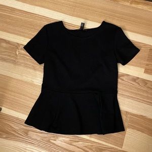 Forever 21 peplum blouse